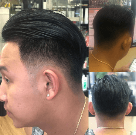 White double front entry doors installed at residential home